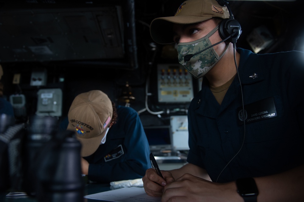 USS Princeton pulls into Guam for a Safe Haven Liberty port visit