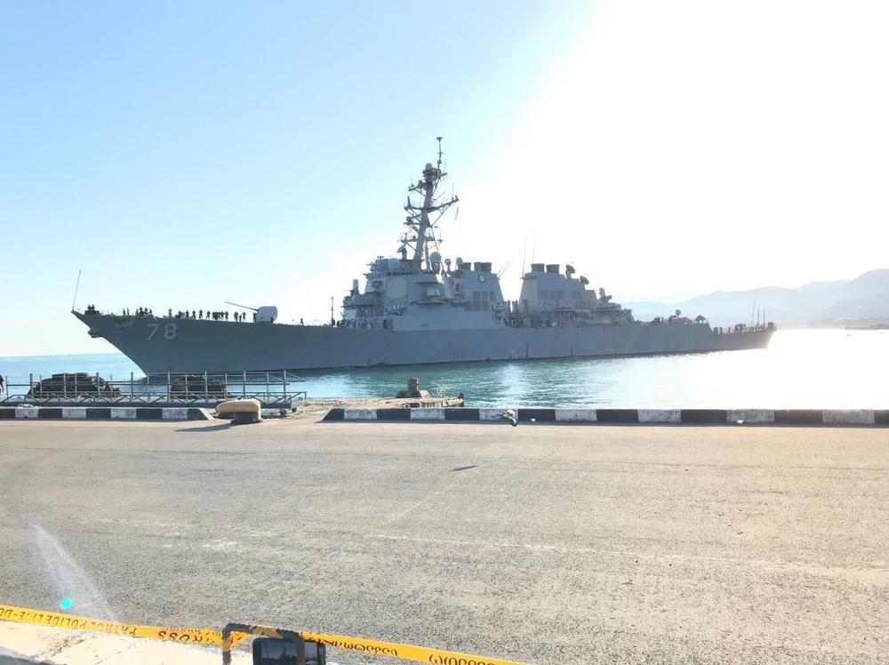 USS Porter Arrives in Batumi, Georgia