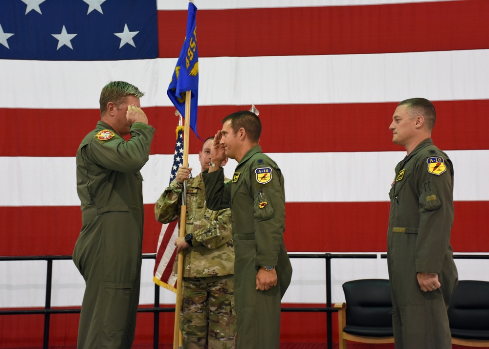 442d Fighter Wing Welcomes New 358th Fighter Squadron Commander Lt. Col. Aaron Palan