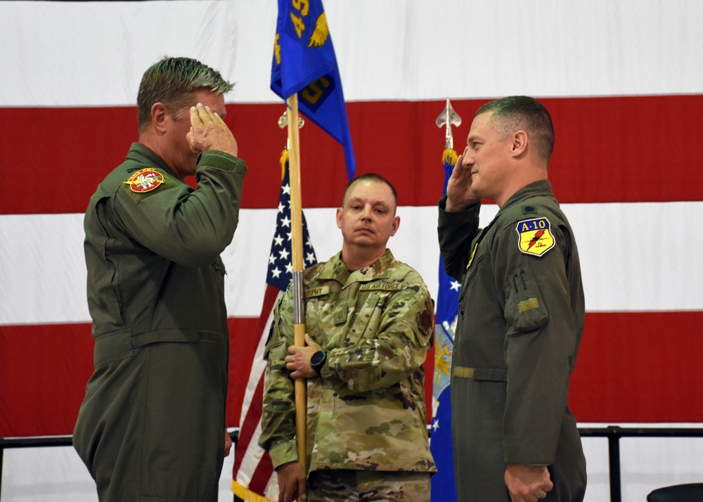 442d Fighter Wing Welcomes New 358th Fighter Squadron Commander Lt. Col. Aaron Palan