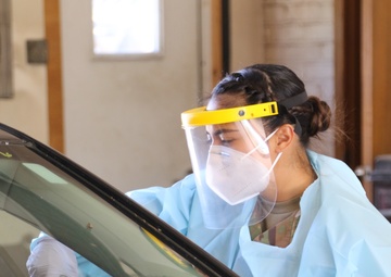 Nebraska Guard transitions COVD-19 testing teams to civilian healthcare workers
