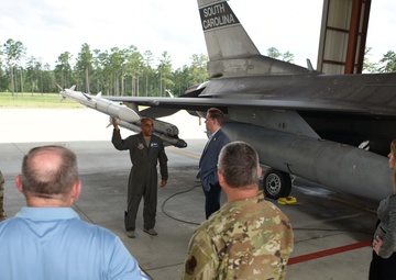 U.S. Army and Air Force senior installations and environment leaders visit McEntire JNGB