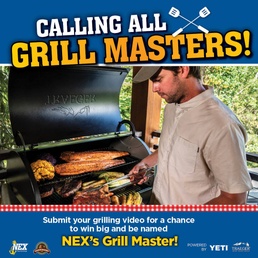 Send in your videos: NEXCOM, DeCA partner for Grill Master Sweepstakes