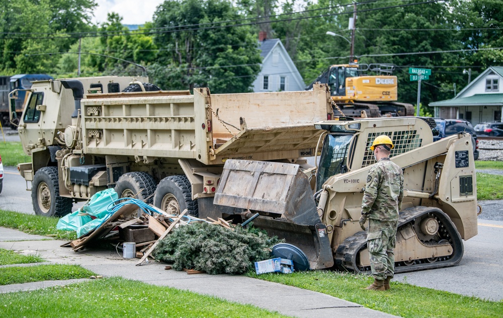 W.Va. Guard Conducts Debris Removal Operations