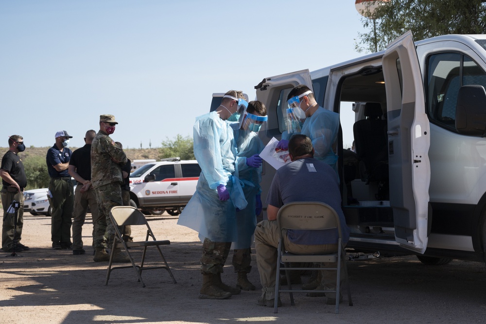 AZ National Guard tests wild land firefighters for COVID-19