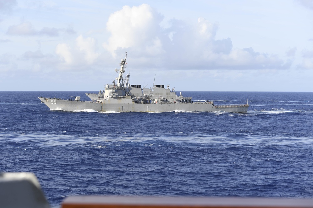 Nimitz Carrier Strike Group and Theodore Roosevelt Carrier Strike Group Conduct Dual Carrier Operations