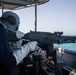 Gun Shoot Aboard The Mine Countermeasures ship USS Gladiator