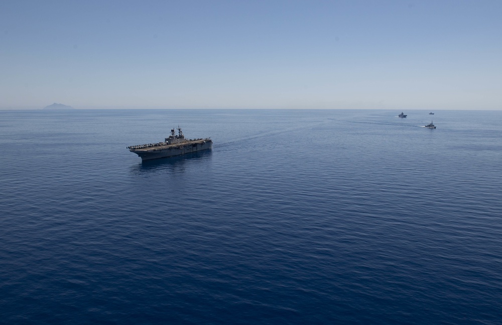 USS Bataan (LHD 5) Maritime Training Exercise with France, Italy
