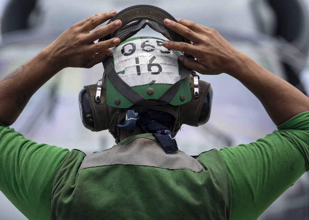 Rafael Peralta, HSM 49 Sailor Conducts Pre-flight Checks