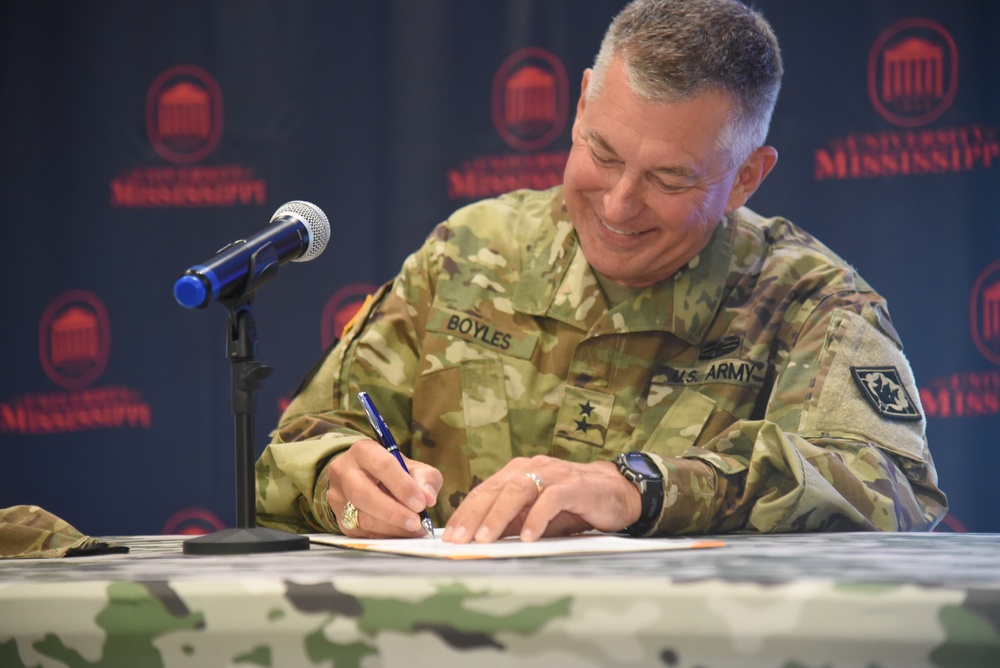 Memorandum of Understanding Signing at University of Mississippi