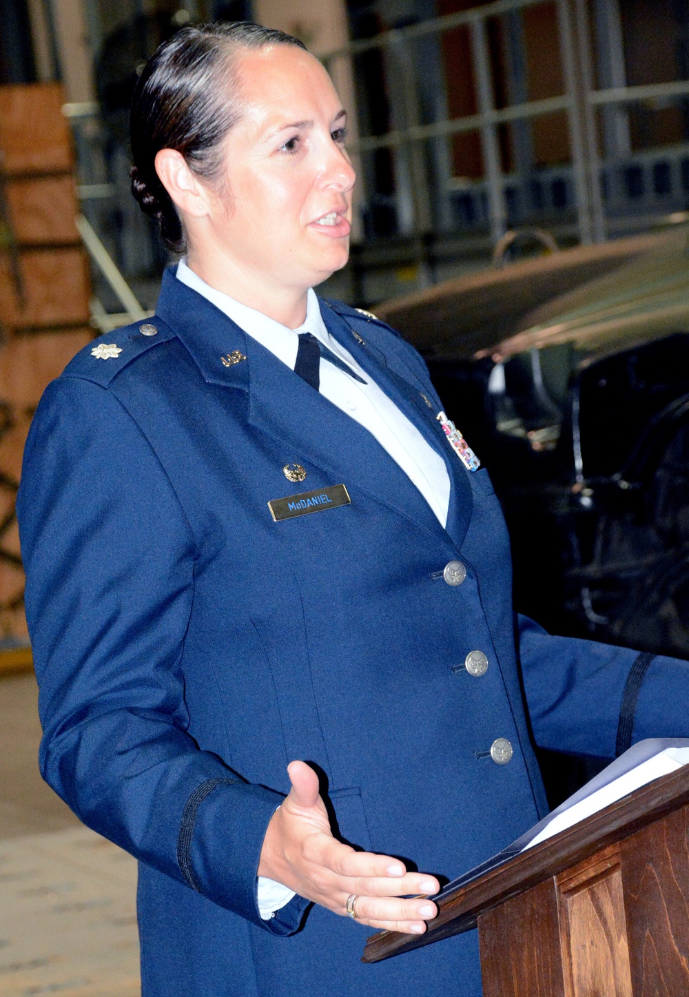 LTC McDaniel takes charge of 345th Training Squadron