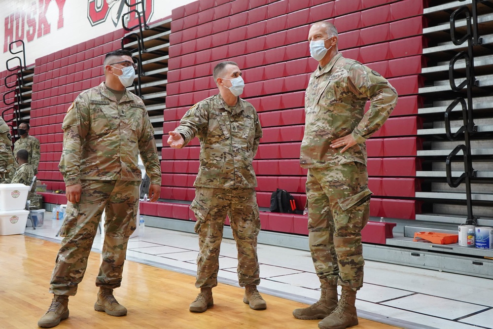 Brigadier General Greg Chaney visits South Texas Border