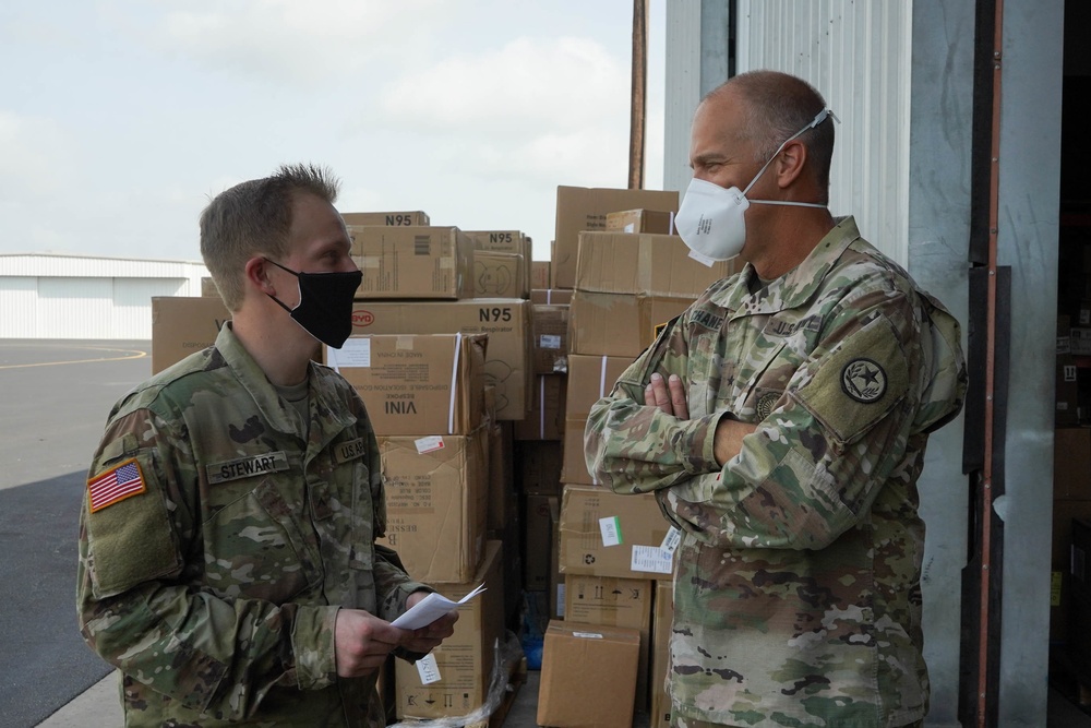 Brigadier General Greg Chaney visits South Texas Border