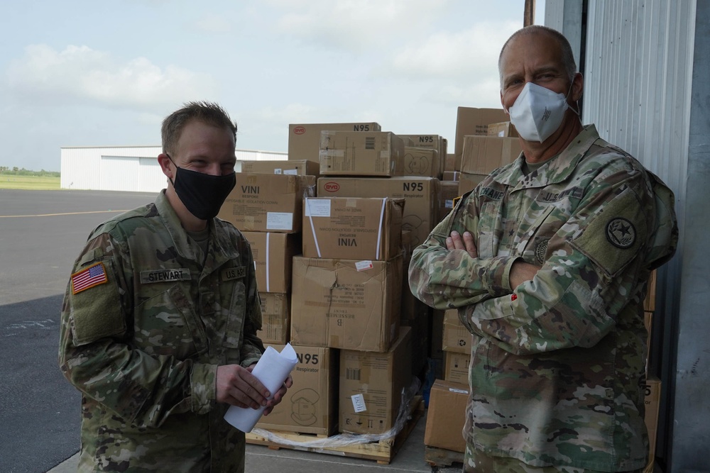 Brigadier General Greg Chaney visits South Texas Border