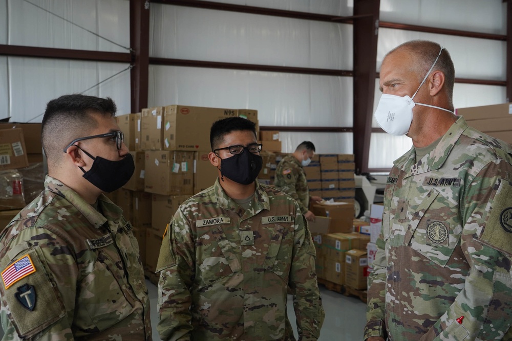 Brigadier General Greg Chaney visits South Texas Border