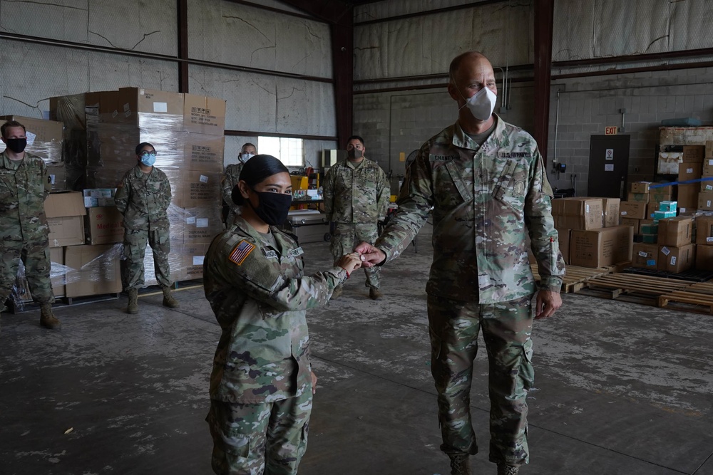 Brigadier General Greg Chaney visits South Texas Border