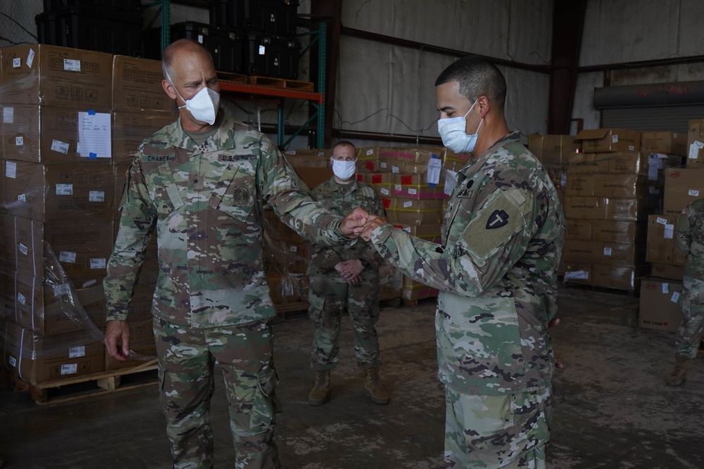 Brigadier General Greg Chaney visits South Texas Border