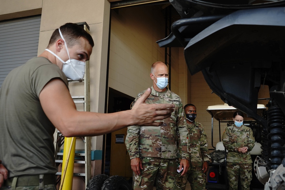 Brigadier General Greg Chaney visits South Texas Border