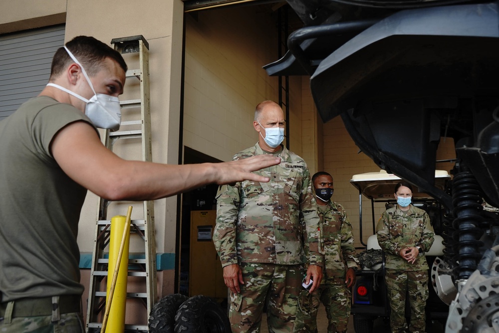 Brigadier General Greg Chaney visits South Texas Border