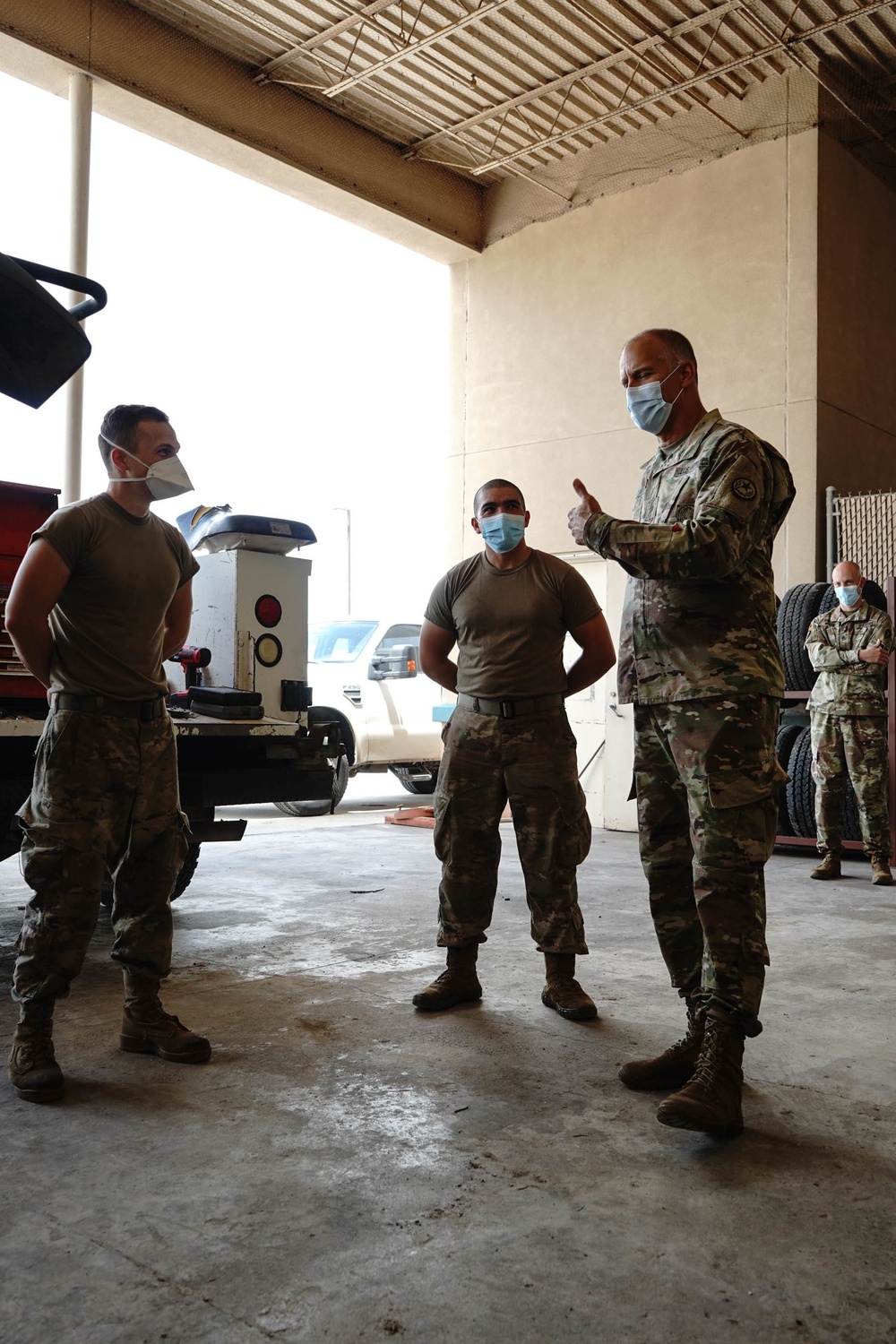 Brigadier General Greg Chaney visits South Texas Border