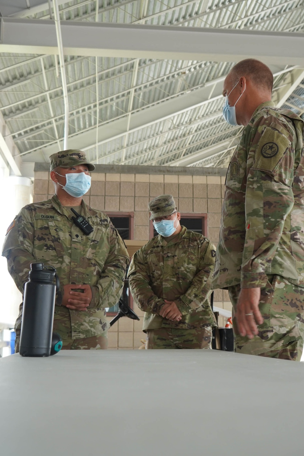 Brigadier General Greg Chaney visits South Texas Border