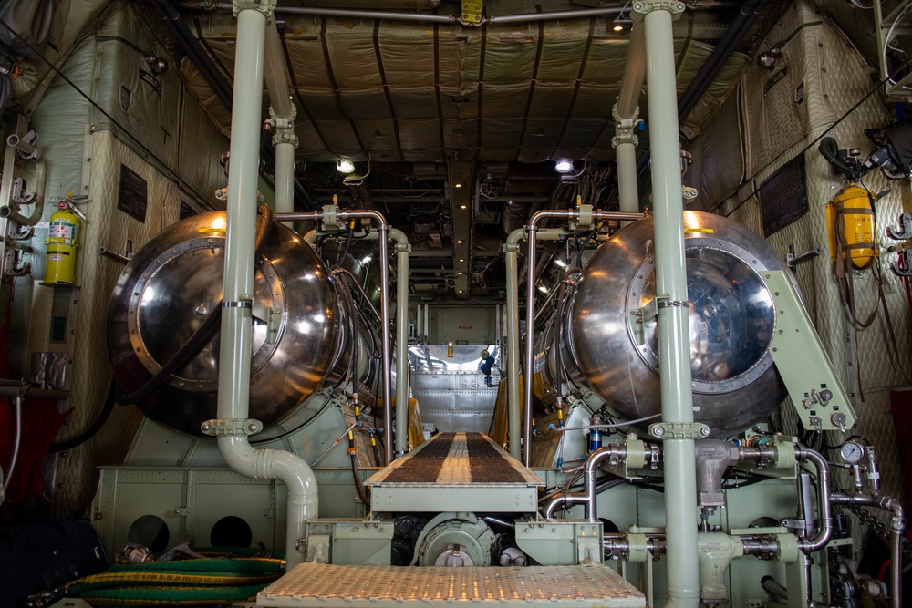 C-130 Hercules visits Team Minot