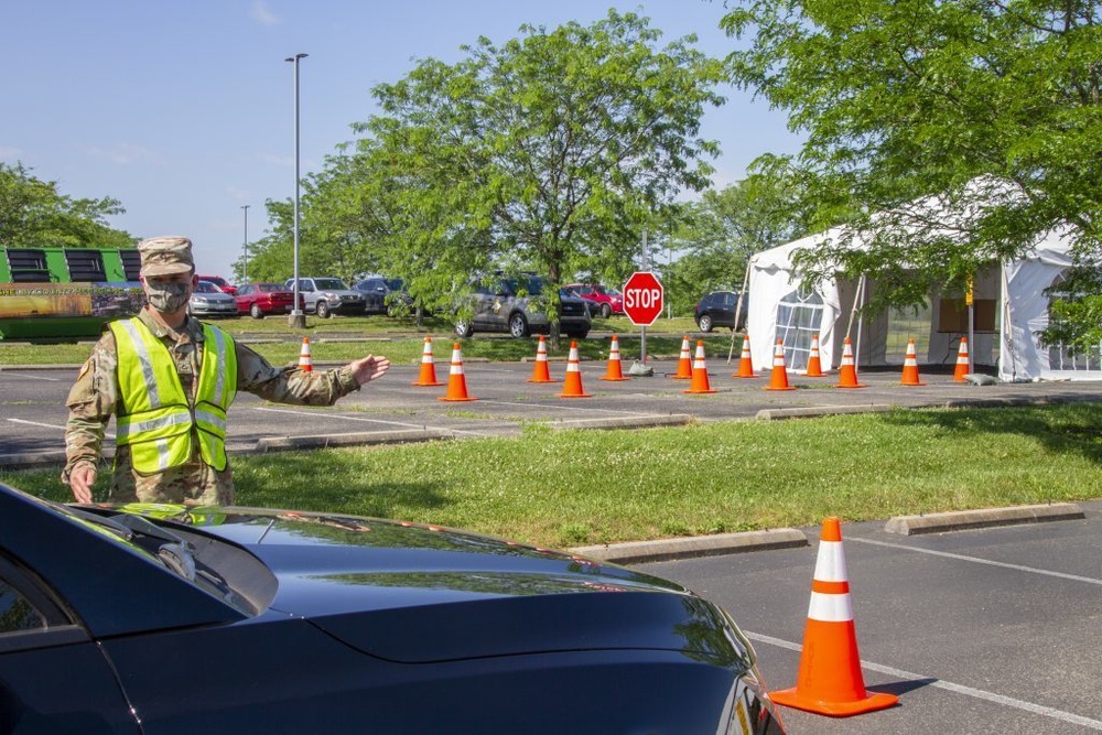 Kentucky Guard stays in fight against COVID-19 with multiple Drive-Thru Test Sites