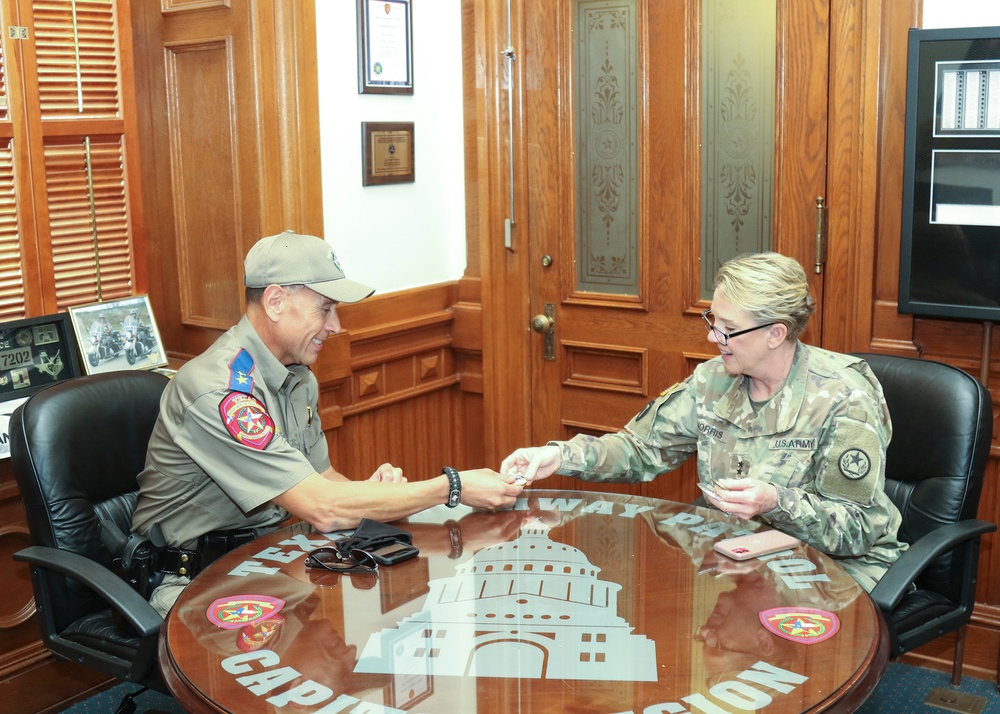 Texas Military Department adjutant general visits Texas Capitol