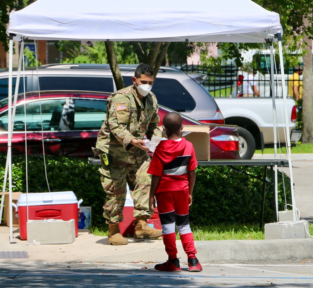 Florida Guard supports relocation of two Community Based Testing Sites in South Florida
