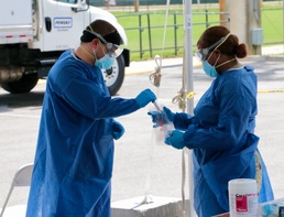 Florida Guard supports relocation of two Community Based Testing Sites in South Florida