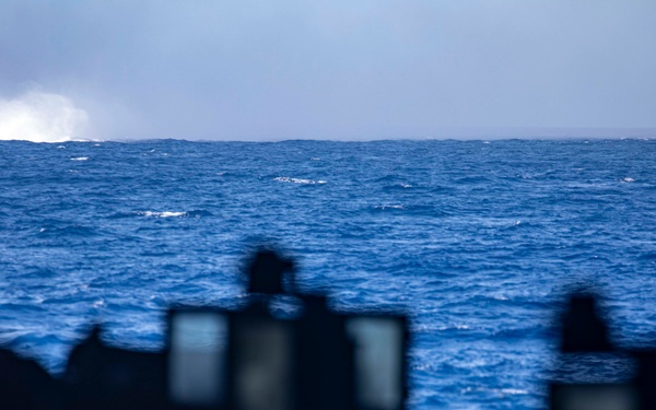USS New York takes part in LCAC Operations.