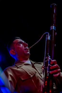 III MEF Band and the JGSDF 15th Brigade Band perform together amidst COVID-19