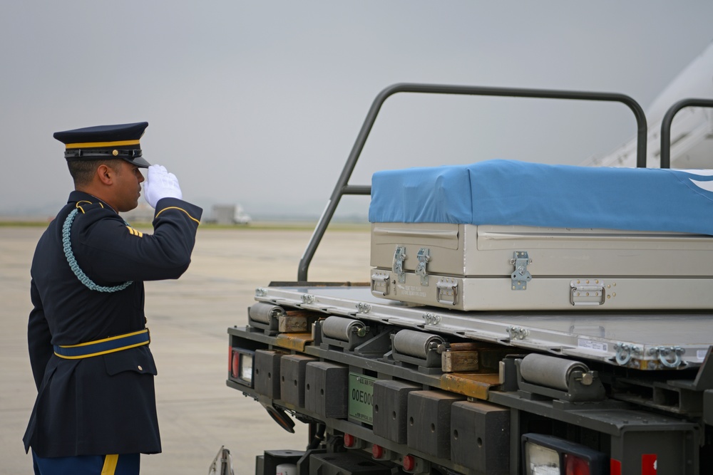 United Nations Command conducts repatriation of Korean War remains