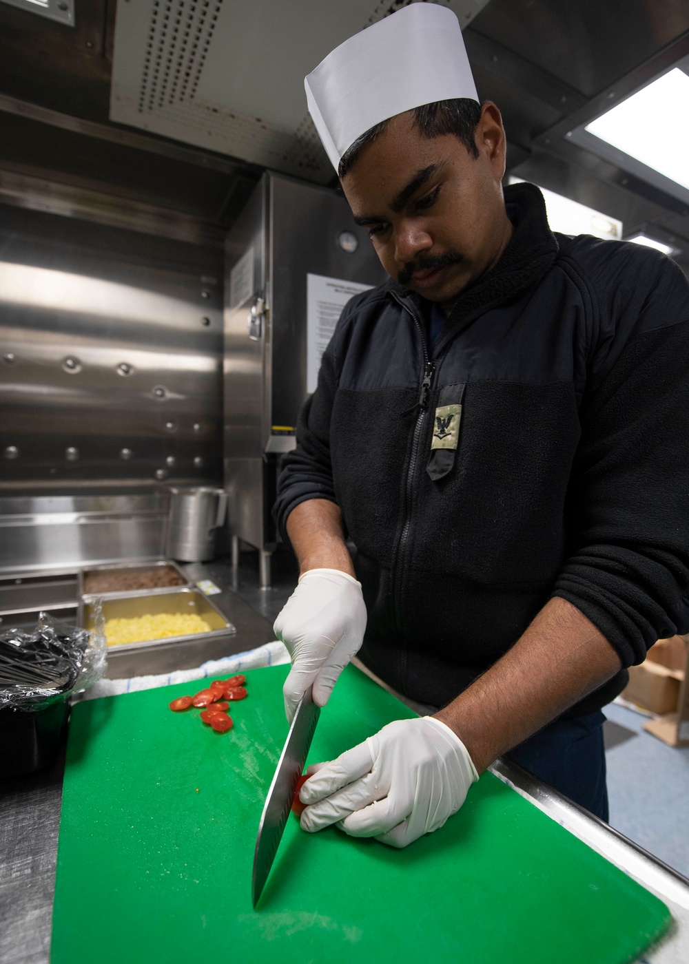 Rafael Peralta Sailors Prepare Chow