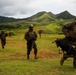 III MEF Marines work on combat proficiency with the M240B medium machine gun