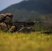 III MEF Marines work on combat proficiency with the M240B medium machine gun