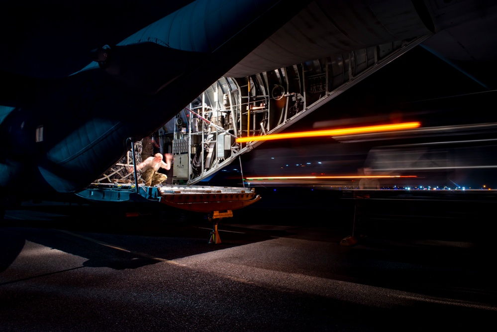 ASAB Airmen prepare Legacy C-130s for flight