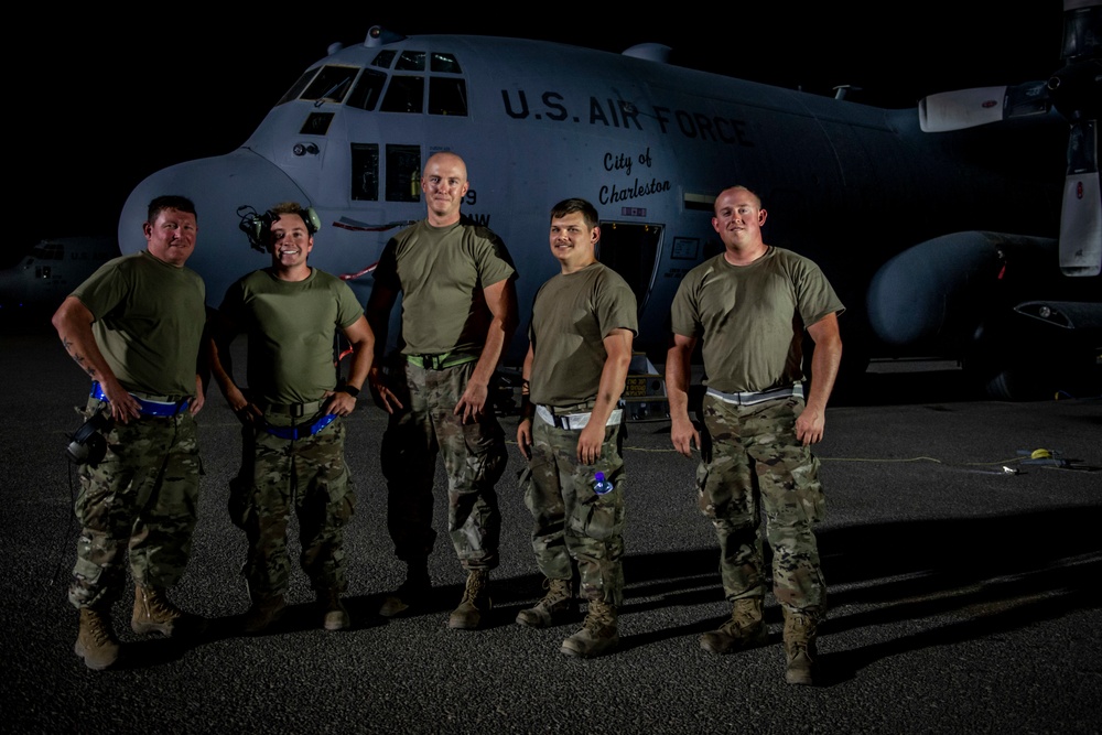 ASAB Airmen prepare Legacy C-130s for flight