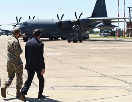 SECDEF visits Team Mildenhall