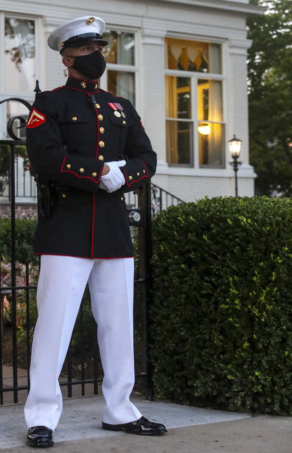 Marine Barracks Washington Conducts Friday Evening Parade Dress Rehearsal June 24, 2020