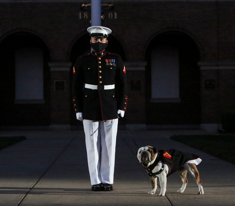 Marine Barracks Washington Conducts Friday Evening Parade Dress Rehearsal June 24, 2020