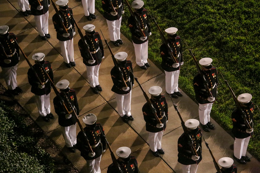 Marine Barracks Washington Conducts Friday Evening Parade Dress Rehearsal June 24, 2020