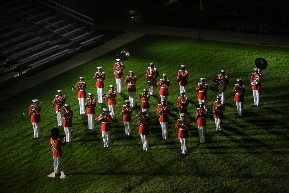 Marine Barracks Washington Conducts Friday Evening Parade Dress Rehearsal June 24, 2020