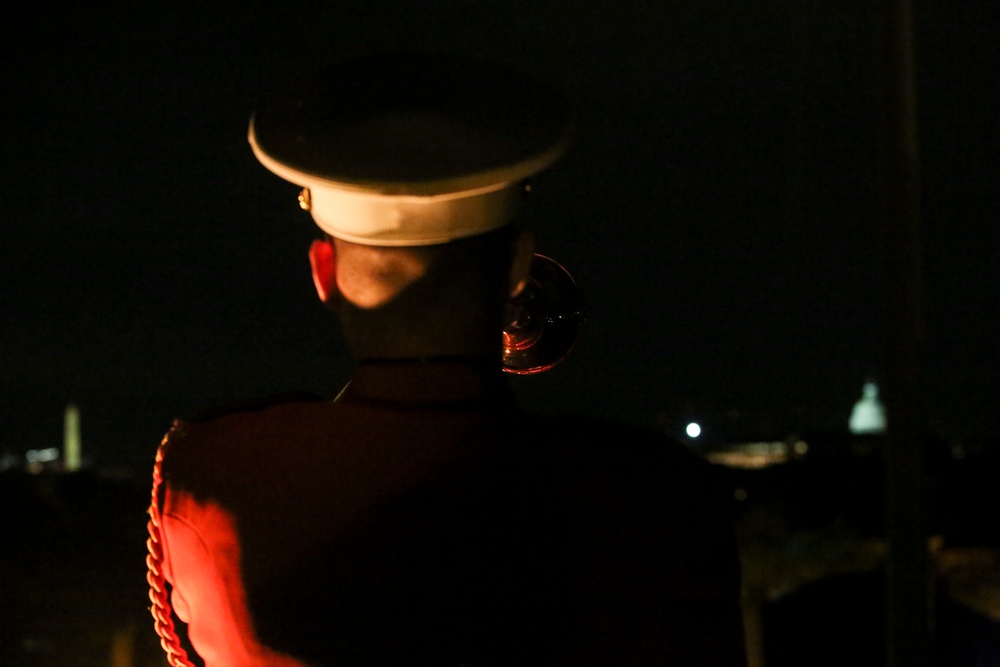 Marine Barracks Washington Conducts Friday Evening Parade Dress Rehearsal June 24, 2020