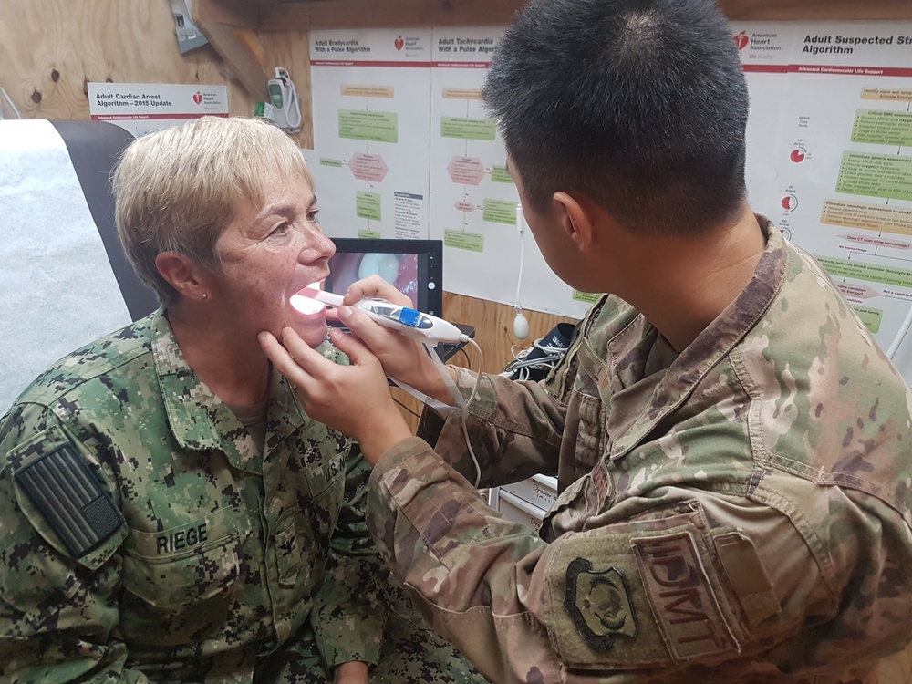 U.S. Navy conducts virtual health test
