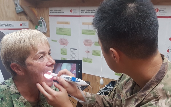 U.S. Navy conducts virtual health test