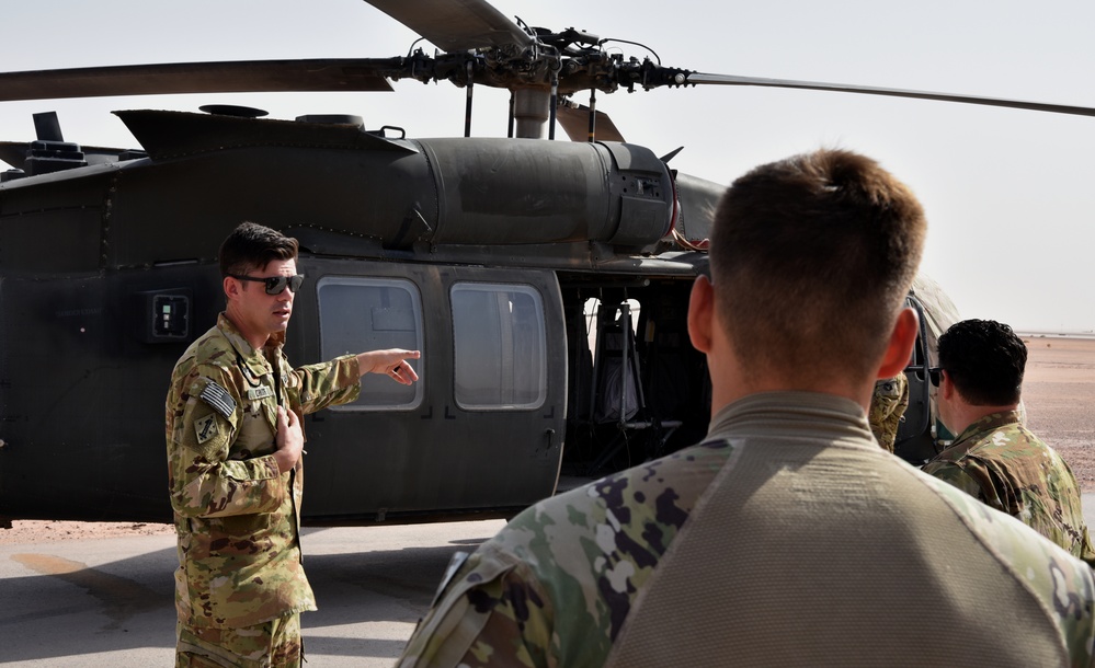 378th ECES Fire train with Task Force Javeline for rapid patient transport