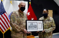 Outgoing Commander Recognized By Commanding General [Image 1 of 4]