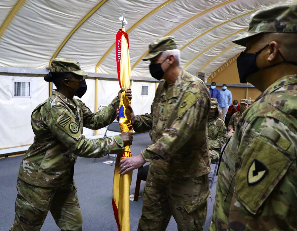 Change of Command Ceremony for 408 CSB