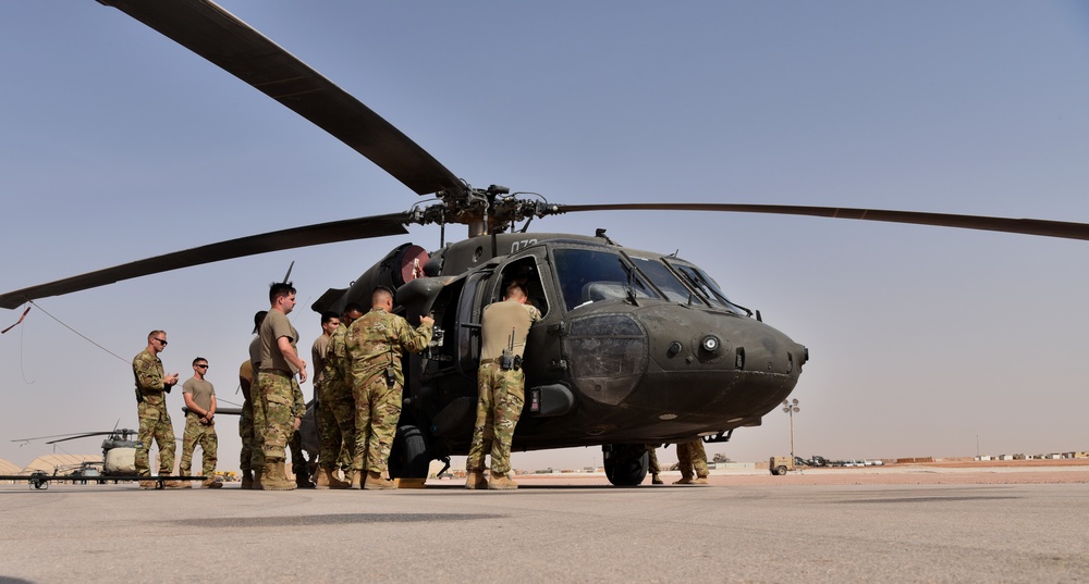 378th ECES Fire train with Task Force Javeline for rapid patient transport